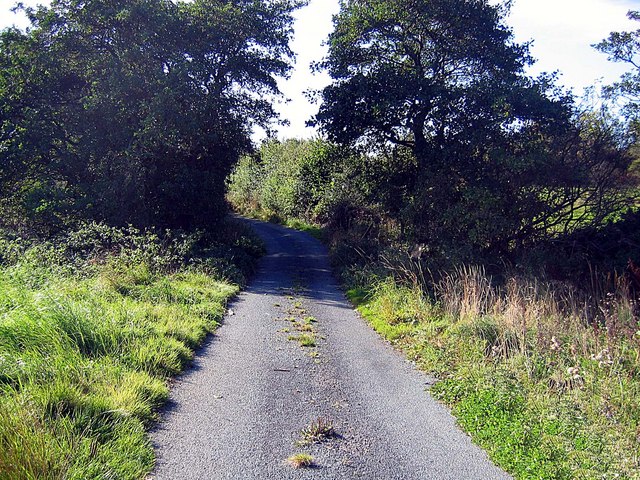 Lane heading south from Embleton Old Hall