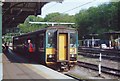 TM1543 : The Felixstowe train waits at Ipswich station by nick macneill