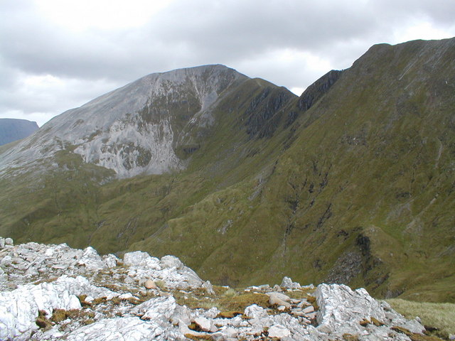 The Mamores from Stob Ban