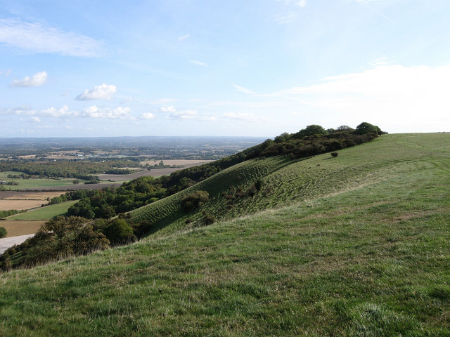 Scarp Slope, Plumpton Plain © Simon Carey cc-by-sa/2.0 :: Geograph ...