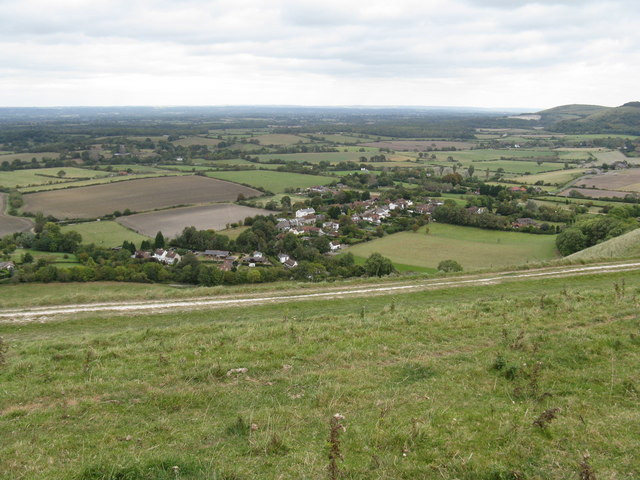 View NE from the South Downs Way