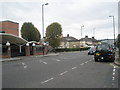 Looking along Montague Waye towards Montague Road