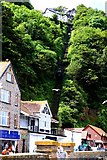 SS7249 : The Cliff Railway in Lynmouth by Steve Daniels
