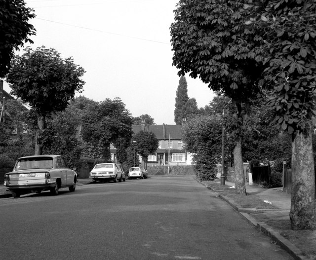 North end of Windermere Road, Coulsdon