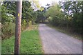 Farm road to Wagstaff Farm