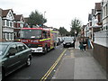 Fire engine in Lady Margaret Road