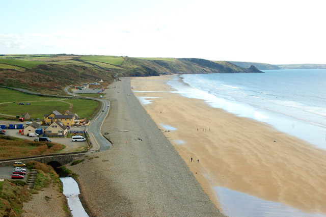 Newgale beach from the cliffs © Andy F :: Geograph Britain and Ireland