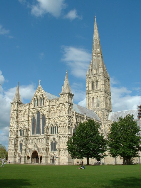 Salisbury cathedral from the south west