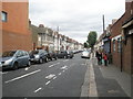 Looking northwards up Saxon Road