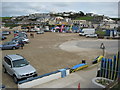 Beach parking at Polzeath