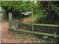 Footpath entrance to Little Oreham Farm