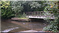 Footbridge at ford by Headley Mill