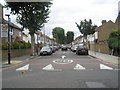 Looking from Beaconsfield Road northwards up Ranelagh Road