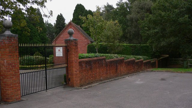 Cemetery gates and wall