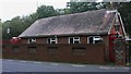 Street lamps and telephone kiosks on Hogmoor Road