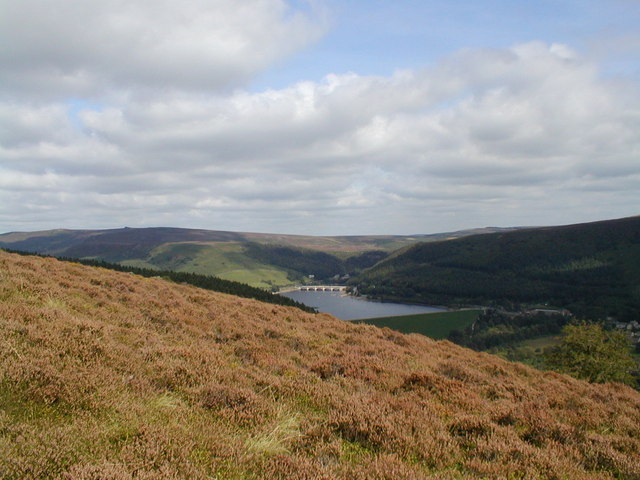 View to Derwent Valley from Win Hill