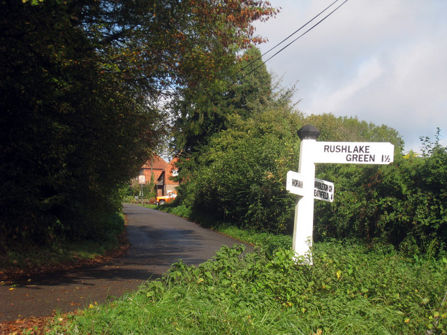 Signpost at Warbleton