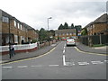 Looking from Oakwood Avenue into Melrose Drive