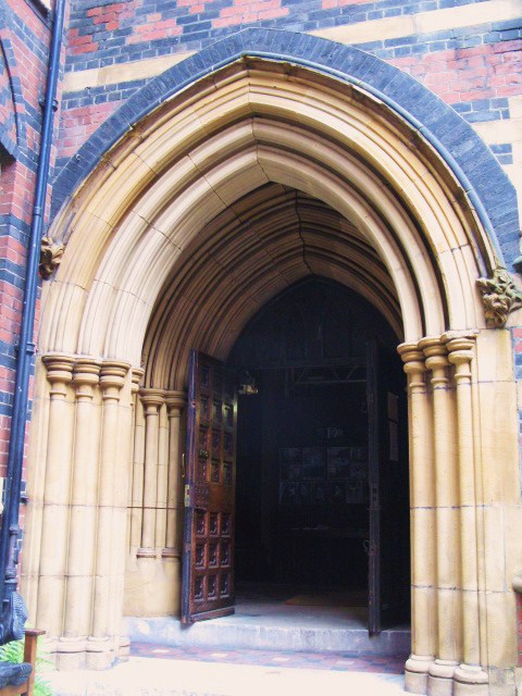 All Saints Church, Margaret Street, W1 - entrance