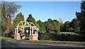 New lych gate, Welland cemetery