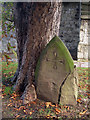 Cracked Gravestone at St Mary