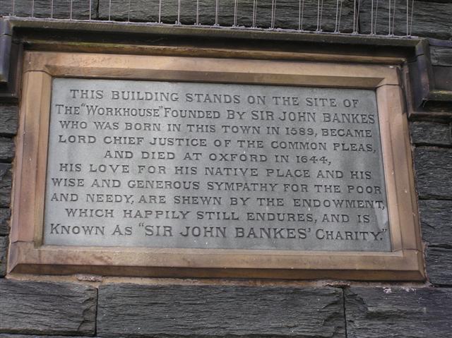 Plaque, Site of the Workhouse, Keswick