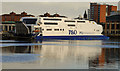 J3474 : The P&O "Express" at Belfast by Albert Bridge