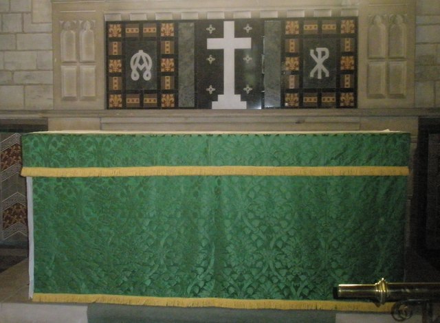 The altar at St John the Baptist, Greatham