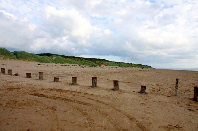 The beach on Berrow Flats