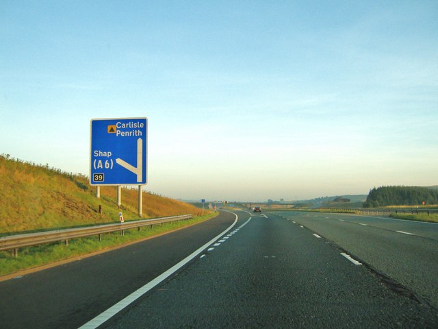 Junction 39, M6 © Ann Cook :: Geograph Britain and Ireland