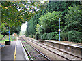 Brundall Gardens station - view east along the line