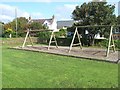 Playground swings at Marloes