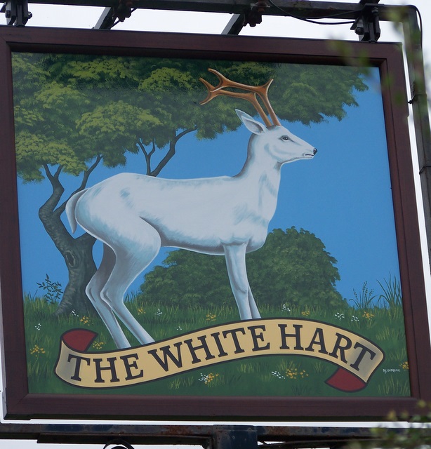 Sign for the White Hart