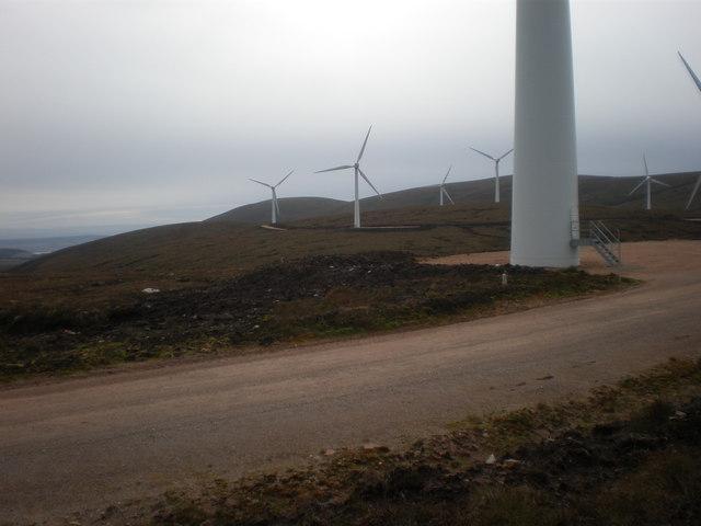 Beinn Tharsuinn Wind turbines