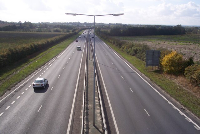 A299 Thanet Way Dual Carriageway © David Anstiss cc-by-sa/2.0 ...