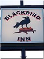 Sign for the Blackbird Inn