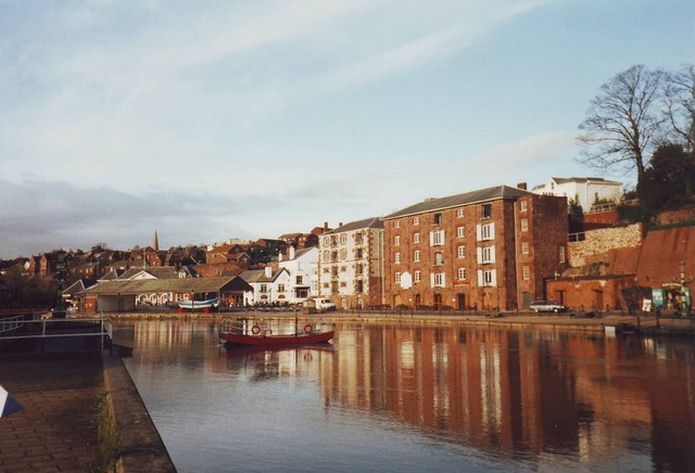 The quay at Exeter, Devon