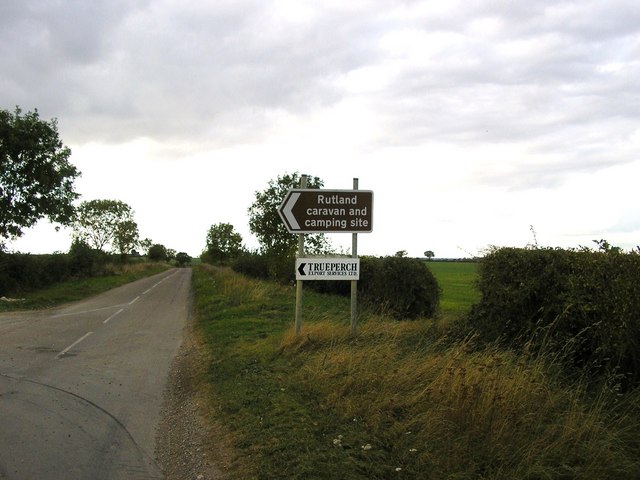 Road Sign at the end of Park Lane, Greetham