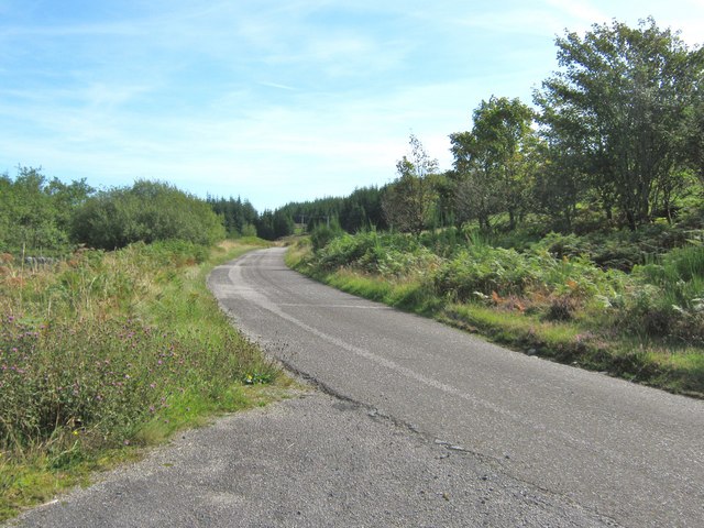 Unclassified road between Gatehouse Station and Creetown