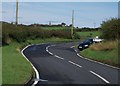 The Killough Road at the junction with the Green Road.