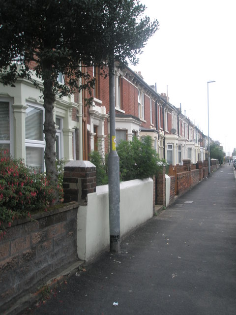 Pavement in Gladys Avenue