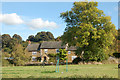 Priory Farm farmhouse, looking east from the footpath