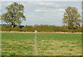 Across a field on the footpath from Priors Marston to Shuckburgh