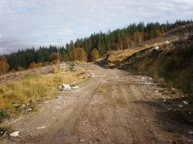 Old track upgraded for clear fell
