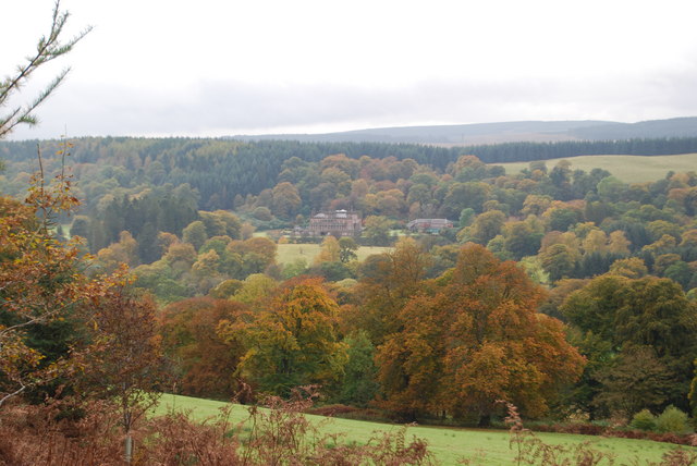 View across estate to Raehills