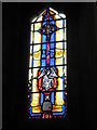 Stained glass window on the north wall at St Bartholomew, Rogate