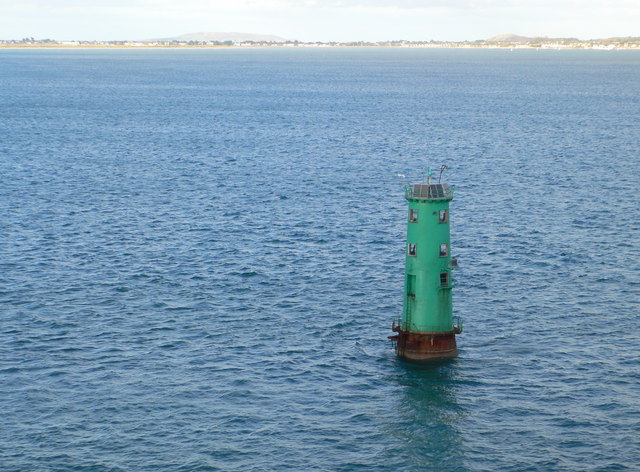 North Bull Lighthouse on the approach to Dublin Harbour