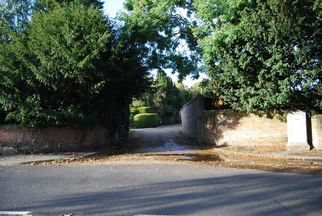 The entrance to Hall Place, Leigh © N Chadwick :: Geograph Britain and ...