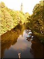 Glasgow: River Kelvin and university buildings