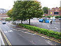 Car park and recycling centre on Foresters Way